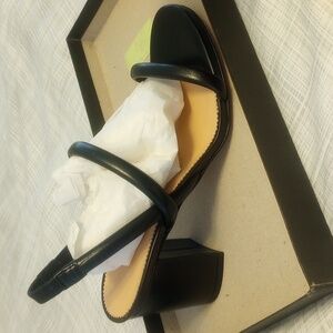 J. Crew Lucie slingback block-heel sandals in leather